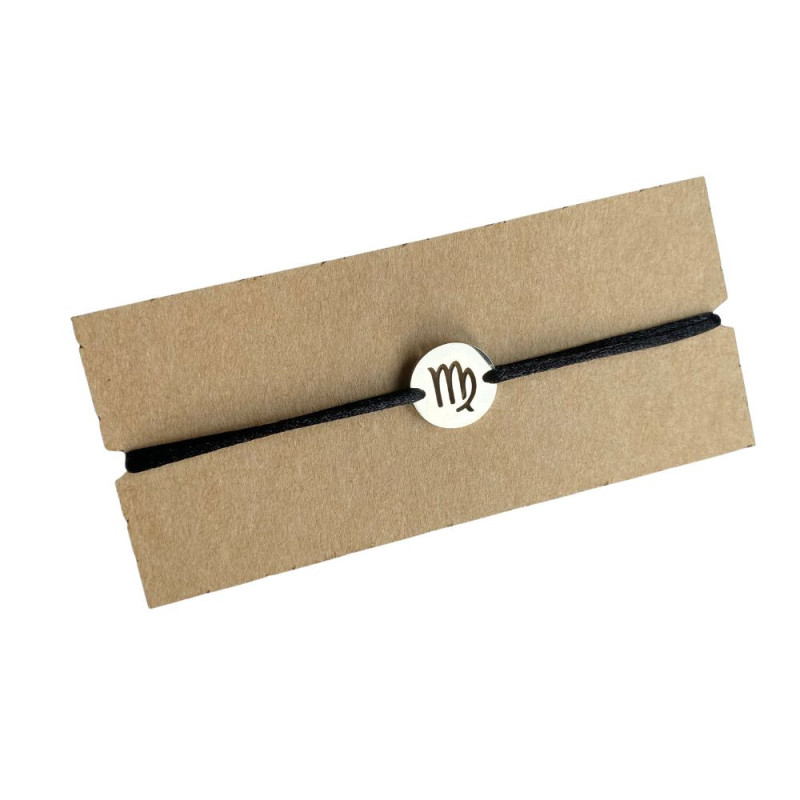 Znamení zvěrokruhu PANNA ♍️ - šňůrkový náramek