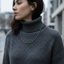 Elegantní třpytivý náhrdelník