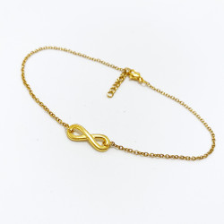 Nákotník řetízek zlatý nekonečno